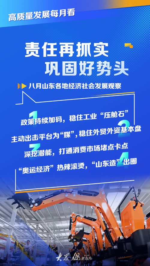 高质量发展每月看 责任再抓实 巩固好势头 八月山东各地经济社会发展观察